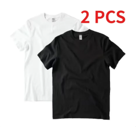 2 팩 대나무 섬유 라운드 넥 티셔츠 반팔 클래식 티셔 - Undershirt Crew Neck 리뷰 및 가격