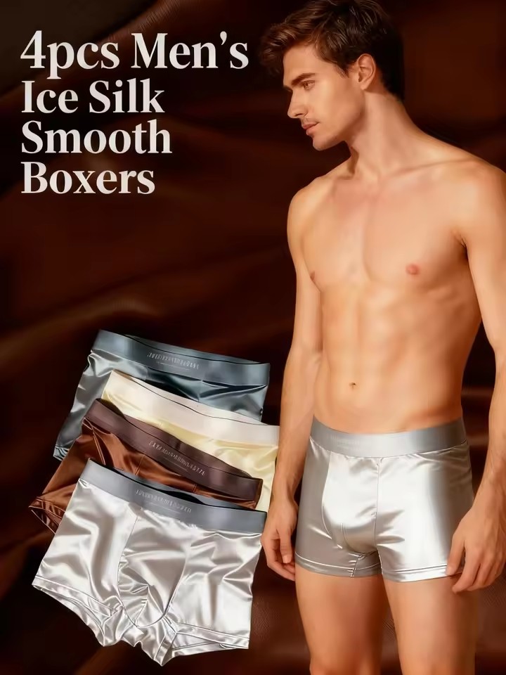 4개/세트 통기성 남성용 섬유 복싱 브리프, 편안한 통 - Multi Pack Underwear 리뷰 및 가격
