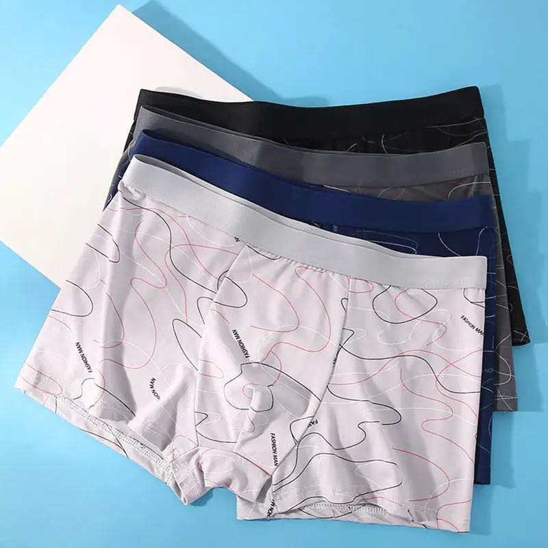 8 개/몫 남자의 섹시한 속옷 복서 반바지 우유 실크  - Multi Pack Underwear 리뷰 및 가격